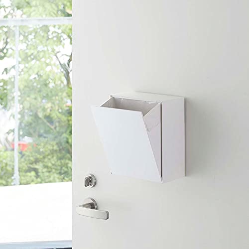Caneca de basura y caja organizadora blanca Yamazaki miniatura 3
