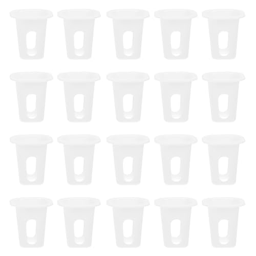 YARNOW House Plants Indoors 100 Pcs Garden Mesh Net Pot Slotted Hydroponic Basket Net Cups Plant Nursery Pots for Hydroponics Planting Nursery Grow Supplies Outdoor Basket