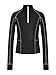 Zaldita Kids Girls Equestrian Riding Zipper Shirt Jacket Riding Horse Thumb Holes Zip-up Athletic Sweatshirt Black 4 Years