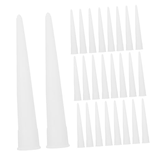 ARTIBETTER Caulking Device Accessories Reusable Glass Glue Nozzles 60 Pcs Sealant Tube Nozzle Caps