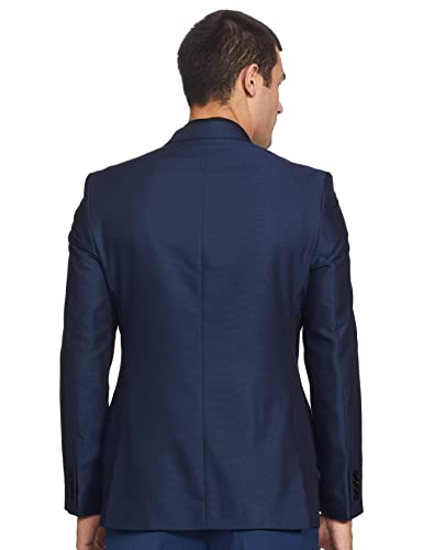 Image of Raymond Rayon Men's Full Sleeve Contemporary FIT Dark Blue Formal Suit