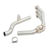Completo Scarico Moto Modificato Compatibile con Triumph Per Trident 660 Per Tiger Per Sport 2021-2023 Tubo Collegamento Anteriore Scarico slip on