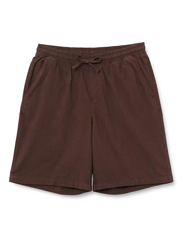 JACK&JONES JPSTKARL JJSUMMER Linen Blend Short, Pantalones Cortos Hombre, Seal Brown,