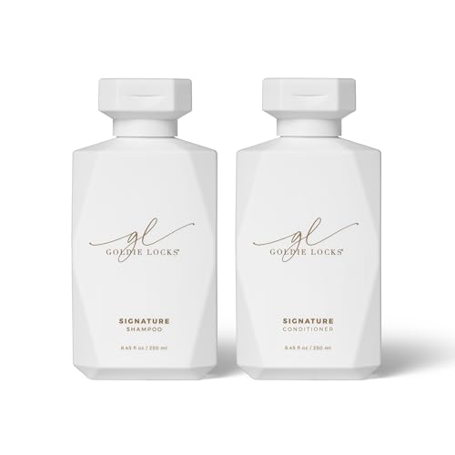 Goldie Locks Ultra Hydrating Shampoo & Conditioner Set - Sulfate-Free, Paraben-Free - for Frizz Control, Shine & Strength - Color & Extension Safe - Protein-Free - 2 x 8.45 fl oz (Packaging May Vary)