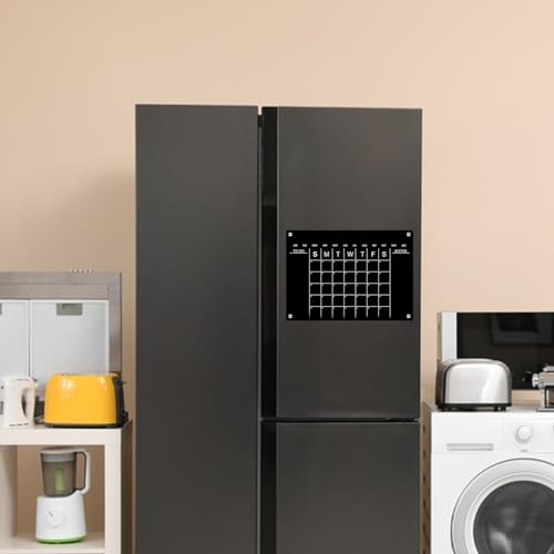 Weekly Planner Wipe Clean, Acrylic Fridge Calendar, Magnetic Weekly Meal Planner, Notepad for Important Reminders for Home Offices (Set 1) - Image 5