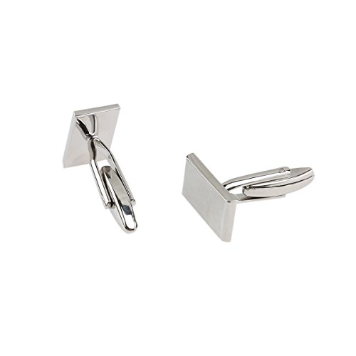 Abotoaduras retangulares masculinas Pixnor Fashion