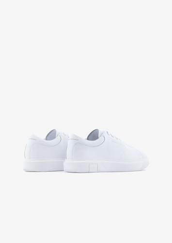 Image of Armani Exchange Mens Thick Sole Leather Sneakers