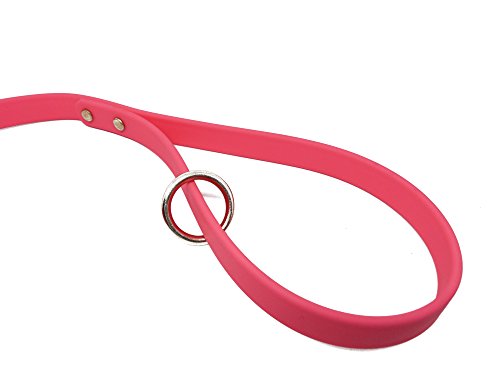 Jim Hodges Dog Training Gummy Dog Leash, Biothane, Dog Training Leash, Waterproof, Weatherproof, 6 Foot Length For Small, Medium & Large Dogs Or Puppies, Various Sizes & Colors #TOP1