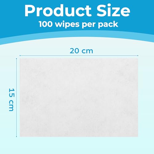 PrimePets Dog Wipes 6×100ct, Pet Wipes for Dogs and Cats, 15cm x 20cm, for Eyes, Ears, Paws, Face, Butt - Image 4