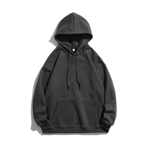 FoxQ Mens Casual Cotton Hooded Pullover Sweatshirts Drawstring Long Sleeve Hoodies3