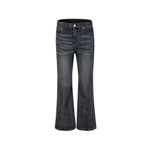 Men s and Women s Same Long Pants Washed Micro Flared Jeans