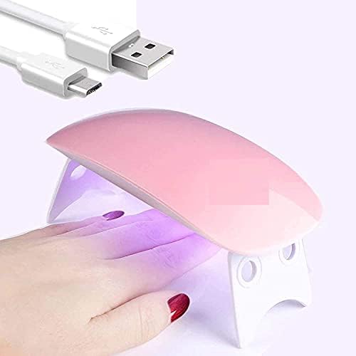 UV LED Nail Lamp Machine for Gel and Regular Nail Polish, Quick Drying Lamp for Manicure and Pedicure, Portable Professional Machine for