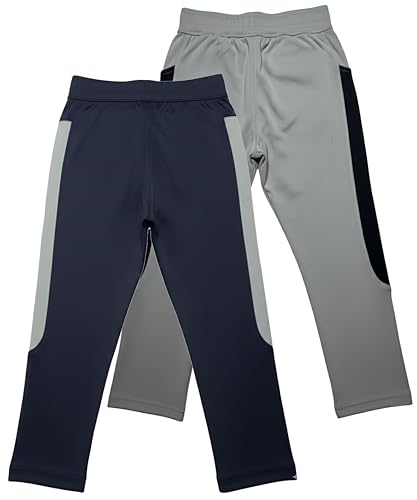 Image of Boys Regular Fit Track Pants, 4Way Stratchable Pants for Sports Activities and Routine Wear Active Wear Lower for Kids Boys (Pack of 2)