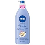 NIVEA Oil-Infused Vanilla & Almond Oil Body Lotion | Non-greasy, Fast Absorbing Daily Moisturizer |24H Deep Moisture |For all skin types Normal to Dry | Dermatologically tested | 500 mL