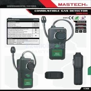 GlobalNiche Portable Combustible Gas Leak Location Tester Detector Sound-Light Alarm