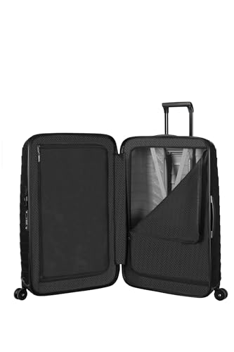 Image of Samsonite Proxis 69 cm Medium Check-in Polypropylene (PP) 8 Wheels Spinner Hard Luggage /Suitcase /Trolley Bag for Travel (Black)
