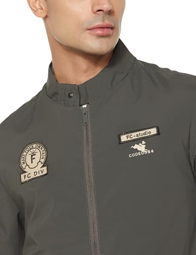 Image of Qube By Fort Collins Men's Polyester Standard Length Regular Fit Lightweight Winter Jacket - Sporty, Stylish & Warm Outerwear for Cold Weather