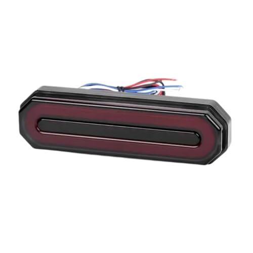 Feu arrière LED moto 3 en 1 frein DRL clignotant pour Chopper Bobber Cruiser