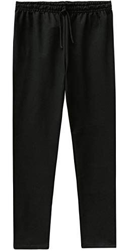 Calça Malwee Moletom Sem Flanela Masculino, Preto, GG