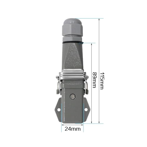 Conector Heavy Duty 4 (3+1) 10A 250V HA-004-3 miniatura 4