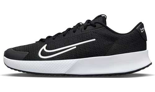NikeCourt Vapor Lite 2 Women's Hard Court Tennis Shoes (DV2019-001, Black/White)
