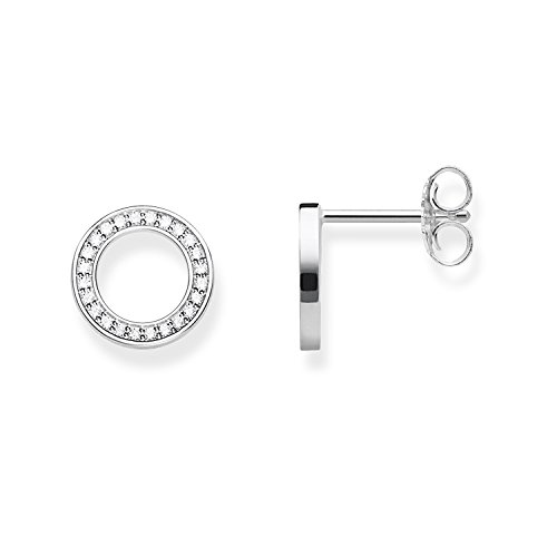 Thomas Sabo Damen Ohrringe Ohrstecker Kreis 925 Sterling Silber...