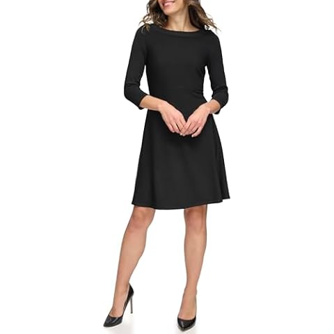 Tommy Hilfiger Women's 3/4 Sleeve Boat Neck Dress Cover