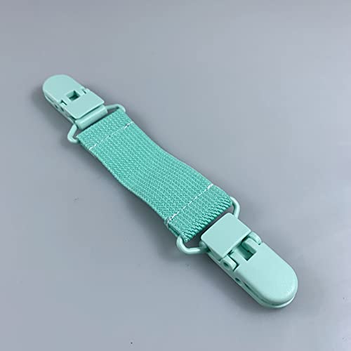 4 Pcs Plastic Winter Mitten Clips Toddlers Gloves Clips Elastic Glove Straps Adjustable Hat Clips Clothes Cinch Clips Pink and Green4