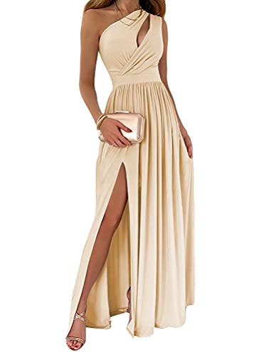 Tomwell Damen Wickelkleid Langes Abendkleid Hochzeit Brautjungfernkleid Bodenlang Partykleid Cocktailkleid V-Ausschnitt Rückenfrei Maxikleid Sommer...