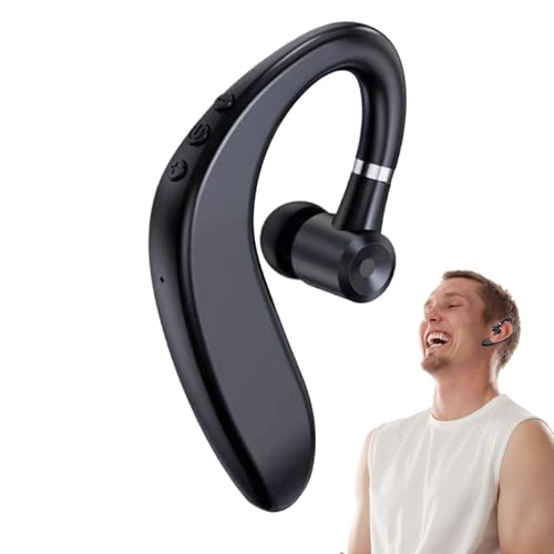 Genérico Auriculares Intra-Auriculares - 1.97 Pulgadas | Silicona Auriculares - Auriculares Inalámbricos Conducción Hueso Estéreo Bilateral Impermeable Autonomía Larga Deporte Música Llamadas al aire