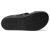 Crocs Damskie sandały Brooklyn 4U, czarne, 8 UK, Czarny, 41/42 EU