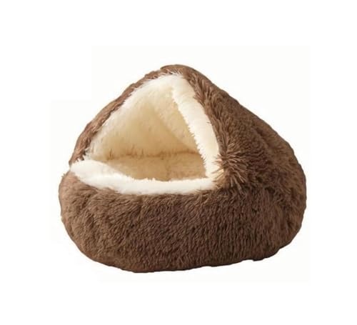 Olvys Cosy Cocoon Dog Bed, Cocoon Pet Bed for Dogs with Cover Cave, Washable Round Cat Dog Beds Pet Mattress