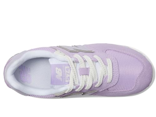 New Balance Kids 574 V1 70s Racing Lace-up Sneaker, Lilac Glo/Bright Lavender, 10.5 US Unisex Little2