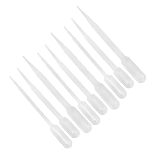 CIYODO 300pcs Dropper Small Amount Pipettes Clear Graduated Transfer Pipette Pipettes with Scale Essential Oils Pipettes Squeeze Transfer Pipettes Dropping Pipette Transparent Plastic