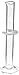 Corning Pyrex Borosilicate Glass Single Metric Scale Graduated TC Cylinder with Spout, 50ml Capacity, 24mm OD x 225mm Height (Case of 18)