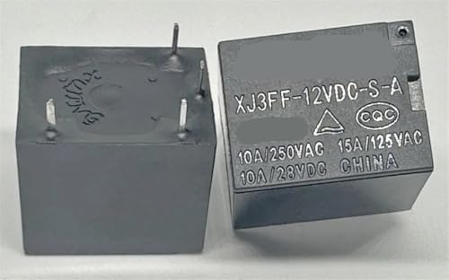 Relé XJ3FF-12VDC-SA con capacidad de 10A para conmutación segura de energía