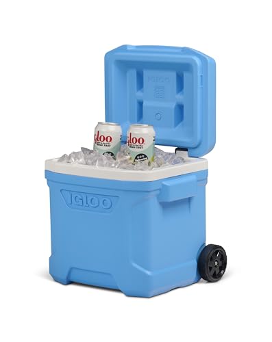 Image of Igloo Hard Coolers | Profile II Series | Insulated Ice Chests | Roller Cooler with Wheels