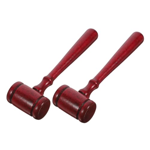 CORHAD Judge's Hammer Set Wooden Gavel for Role Play Auction Sale Tool for Lawyer Costumes