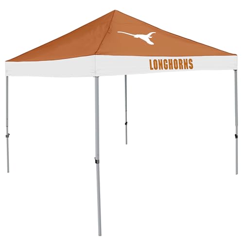 Logo Brands NCAA Texas Longhorns Unisex Adult Economy Canopy Tailgate Tent, Multicolor, One Size