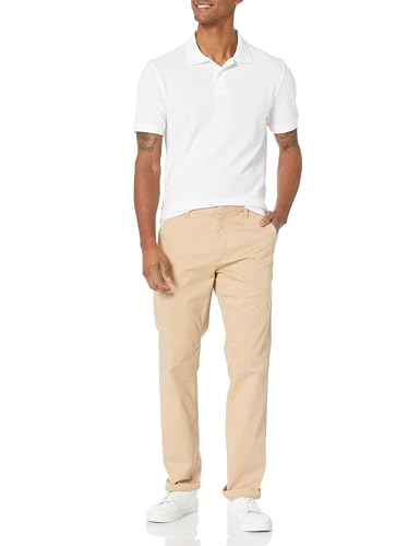 Image of Amazon Essentials Men's Slim-Fit Short-Sleeve Cotton Pique Polo Shirt
