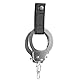 Handschellengurt, Taktische Handschellenhalter, Nylon Duty Belt Keepers Verstellbare Gürtelschlaufe mit Druckknopf für Gürtel bis zu 60mm
