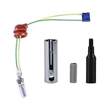 4pcs Chinese Diesel Heater Glow Plug Kit, 2KW/5KW/8KW Ceramic Glow Plug Ignition with Wrench Stopper & Black Cap Parking Heater Repair Accessories for Car Truck Boat Heating