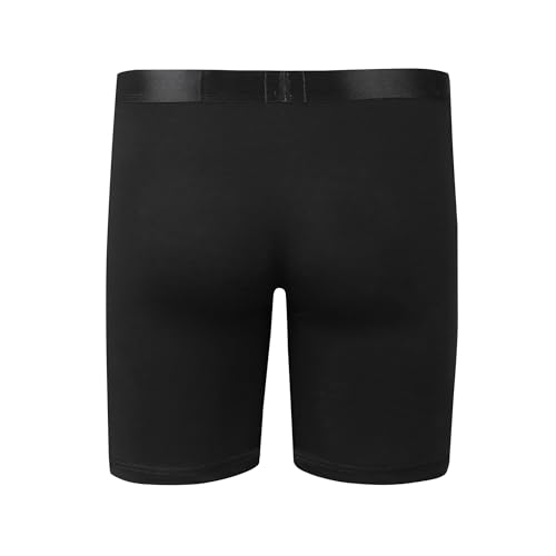 Men's Modal Underwear Long Leg Boxer Briefs4