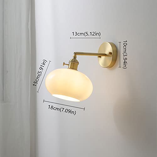 Lámparas de pared japonesas regulables de latón para crear un tocador de baño relajante 7