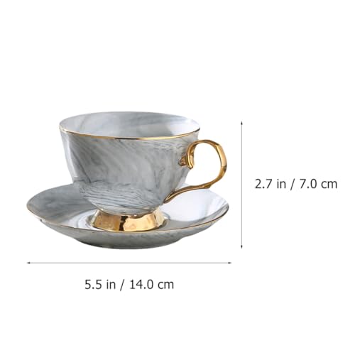 Tasse à Café en Céramique haut de gamme au design marbre unique - 3