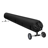 Carrete de cubierta solar para piscina, protector de rollo de suelo, 490 cm/192.91 50 cm/216.54 610 cm/240.16 accesorios de piscina al aire libre para jardín, patio, patio trasero, tela Oxford