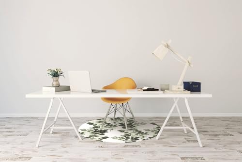 Tapis de Chaise Antidérapant Protège-Sol en PVC Imperméable Facile à Nettoyer