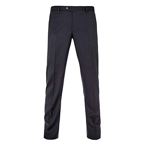 Michaelax-Fashion-Trade Benvenuto Black - Modern Fit - Herren Baukasten Anzug Hose aus Super 110'S Schurwolle, Nero. V (20761, Modell: 62702), Größe:106, Farbe:Anthrazit (1283) Cover