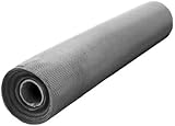 TELA MOSQUITERA GRIS Fibra de Vidrio de Alta Resistencia, Rollo 1.50 m x 10 m