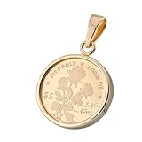 [アミラトーレ] 純金 1/30オンス La Vie en Rose バラ色の人生 コイン 金貨 ペンダントトップ 2024年 1100年の歴史ある英国王立造幣局製造品質保証書付き 両面保護ガラス クック諸島政府発行ニュージーランドドル ロイヤルミント メンズ レディース